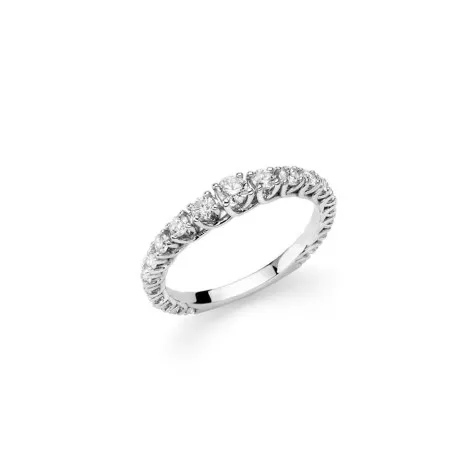 Anello Fedina Miluna Premium Diamonds Oro Bianco 18kt e Diamanti 0,57ct