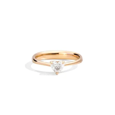 Anello Recarlo Solitario Anniversary Diamante Cuore Oro Giallo R67SO012G