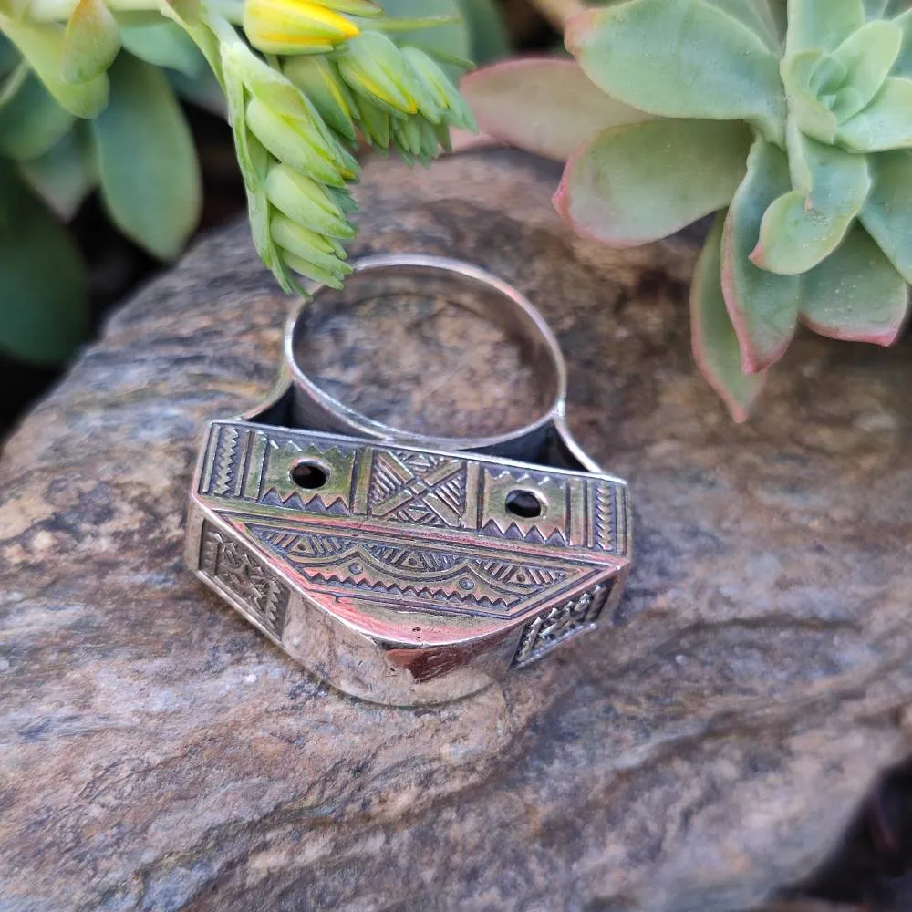 Anello etnico tuareg in argento 925 - DEVASHISH