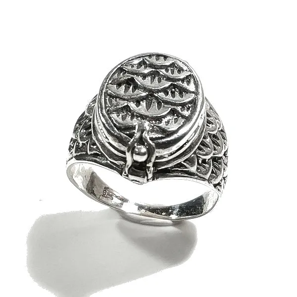 ANELLO veleno in argento 925 chevalier - JANA