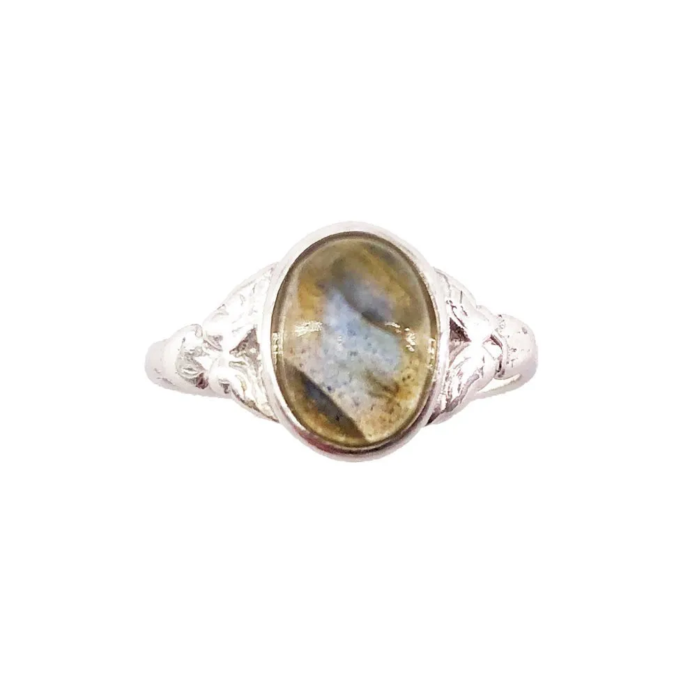 Anello Labradorite “Marianne” – Argento 925