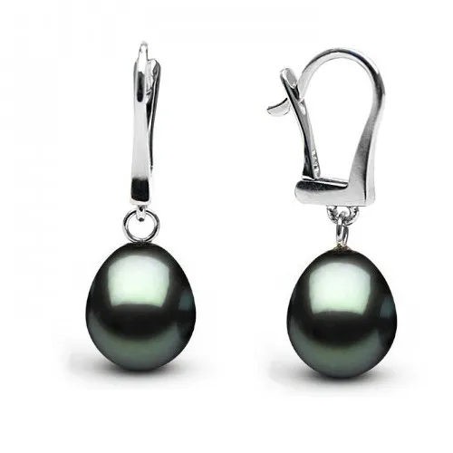 Orecchini Oro 14k e perle di Tahiti forma a goccia AA+/AAA
