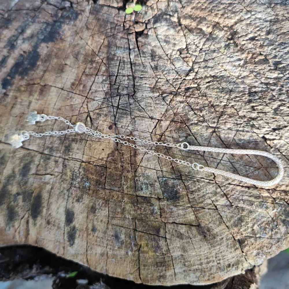 BRACELET handmade in silver with crosses - LOMBAI