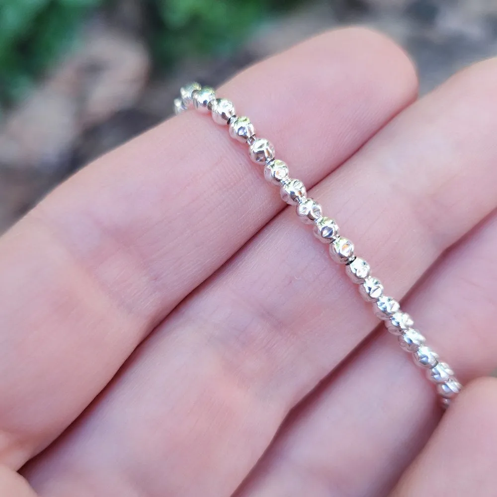 BRACELET handcrafted hammered nuggets - PARBA