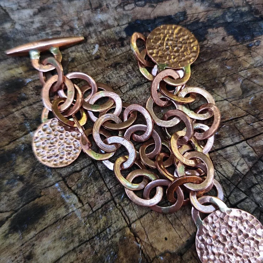 Handmade copper bracelet - LILLY