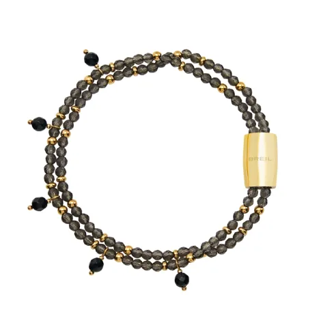 Bracciale Breil Magnetica Doppio Filo Di Agata Nera TJ3684