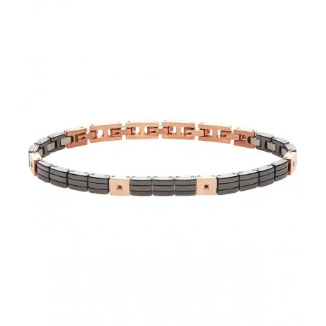 Bracciale Breil Uomo Ceramic Brick Acciaio Rosè TJ3271