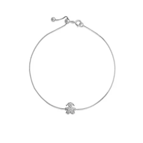 Bracciale Le Bebé I Tesorini LBB953 Oro Bianco e Diamanti