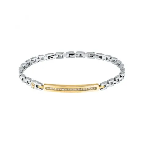 Bracciale Maserati Iconic Acciaio e Zirconi JM224AVD42