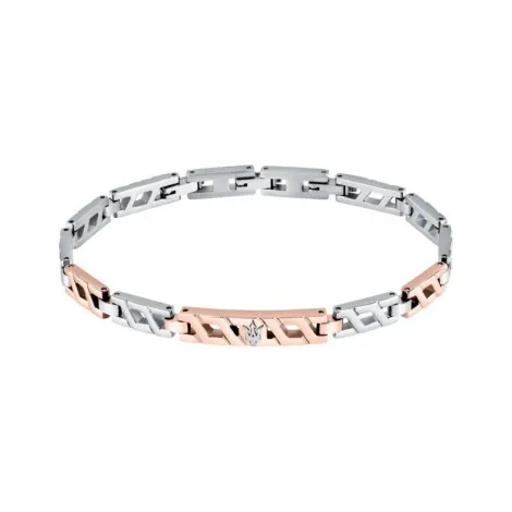 Bracciale Maserati Iconic Acciaio Rosé e Argento  JM124AVD37