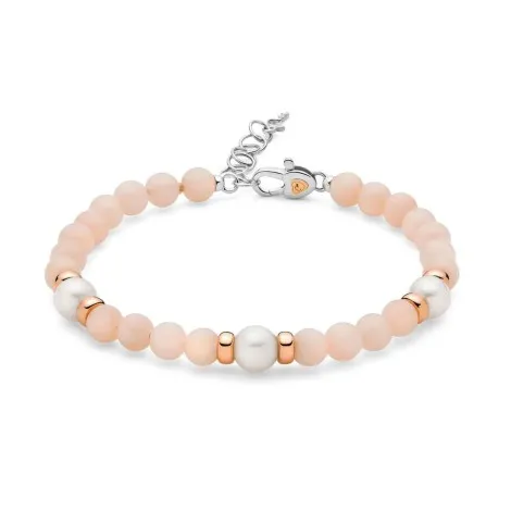 Bracciale Miluna Argento e Giada Pesca PBR3538