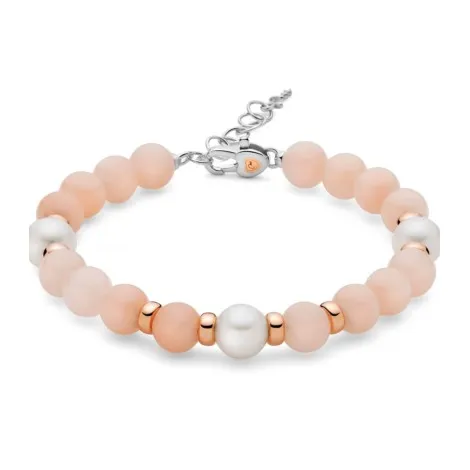 Bracciale Miluna Argento e Giada Pesca PBR3540