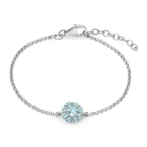 Bracciale Miluna Gemma del Cielo Topazi Argento BRD991