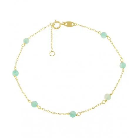 Bracciale Oro Giallo 9kt Amazzonite