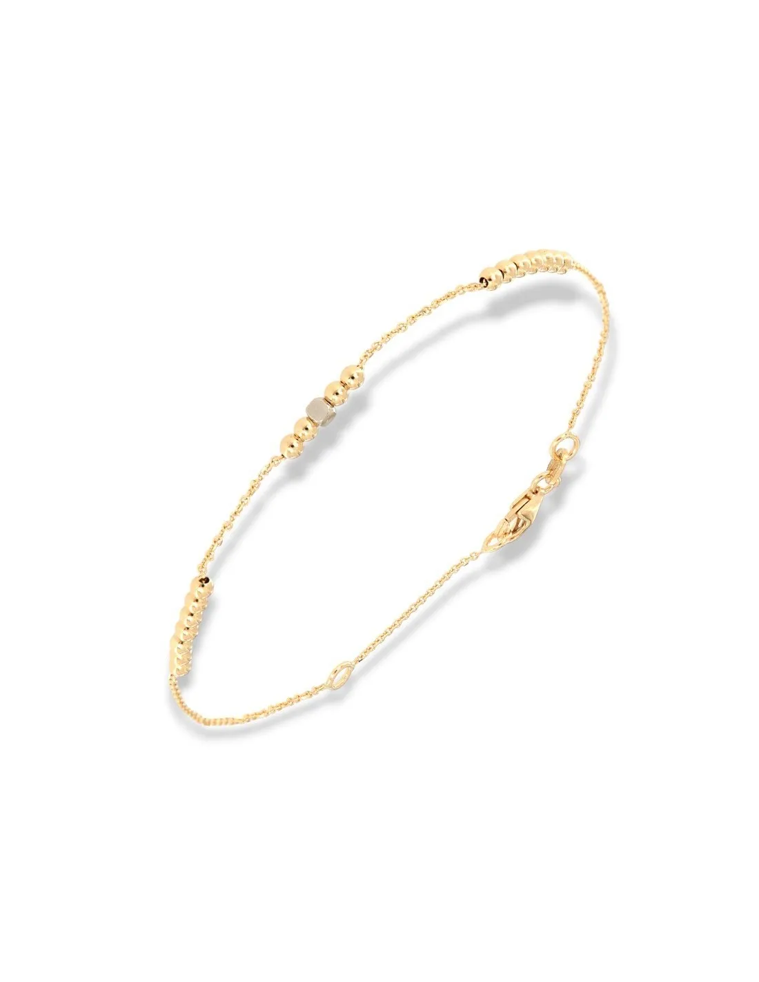 Bracciale Oro Giallo Sfere Diametro 2MM