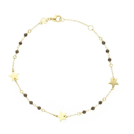 Bracciale Stelle Oro Giallo 9kt Pietre