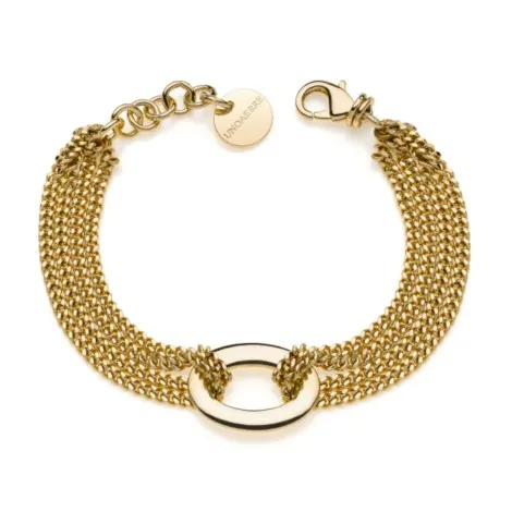 Bracciale Unoaerre Groumette Infinity Bronzo Dorato 2248