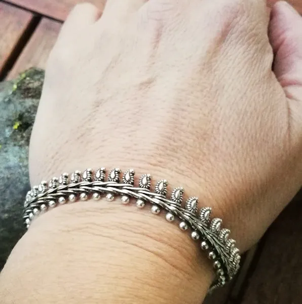 Bracciale etnico KANAKA in argento 925