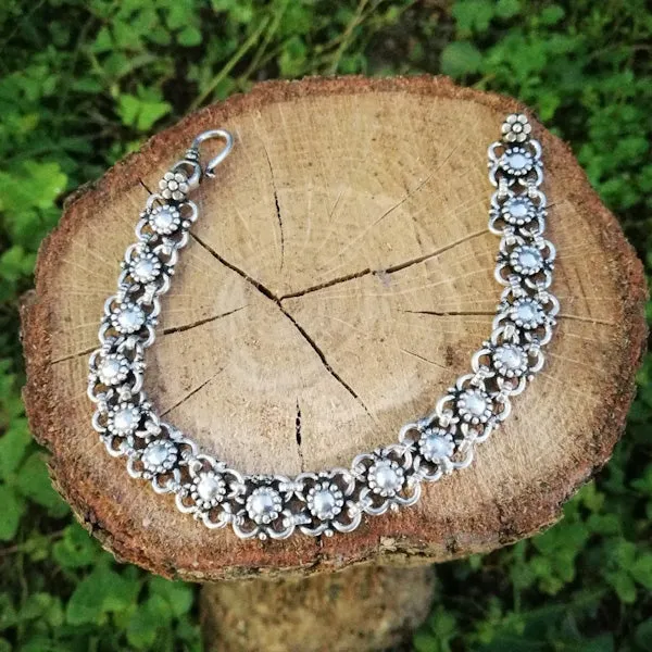 Bracciale etnico KUMUD in argento 925