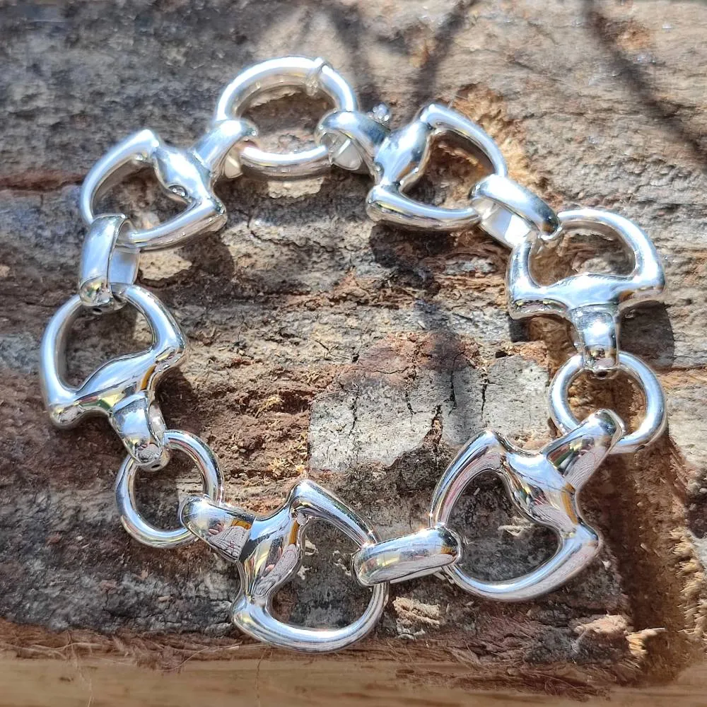 Bracciale AURORA in argento 925 maglia FIOCCO