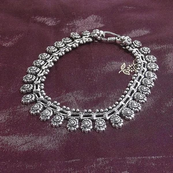 Bracciale etnico JIGAR in argento 925