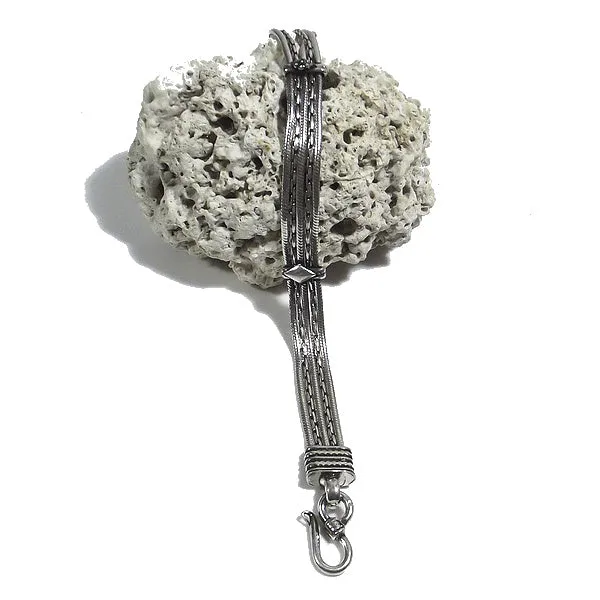 Bracciale KINTA in argento 925 | Bracciali indiani SNAKE originali