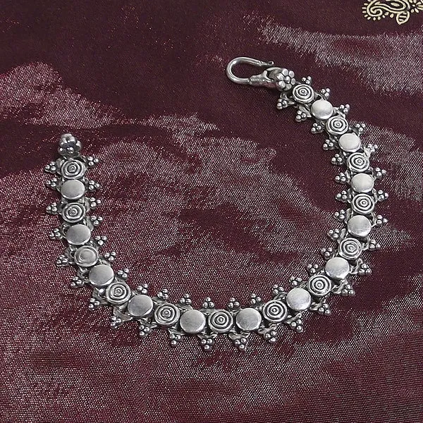 Bracciale etnico SHAKTI in argento 925