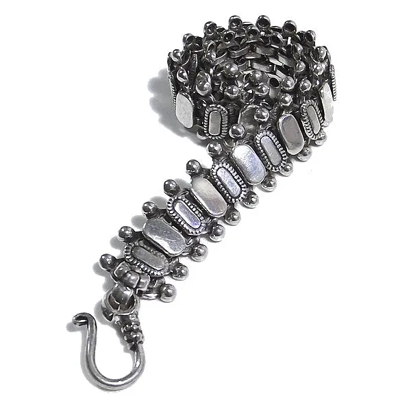 Bracciale etnico SURYA in argento 925 | Bracciali indiani SNAKE originali - Il mondo di Wit