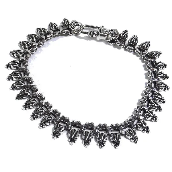 Bracciale etnico Yaksh in argento 925