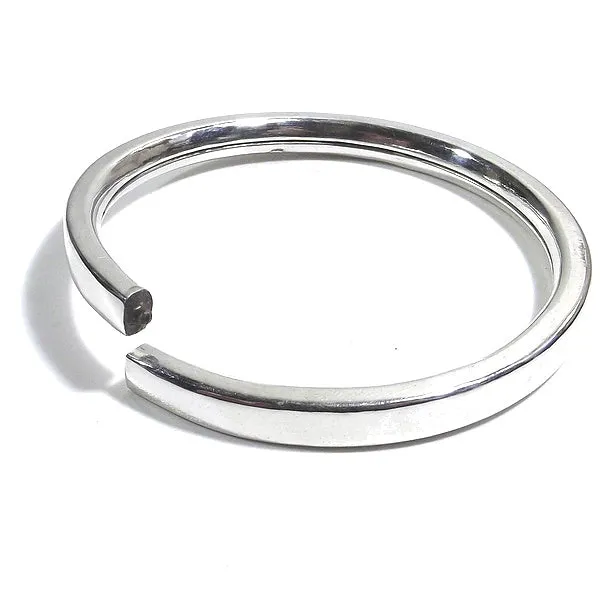 Bracciale liscio a cerchio in argento 925 -  CLEO