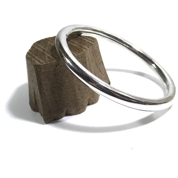 Bracciale liscio a cerchio CHAILA in argento da UOMO o DONNA - rigido