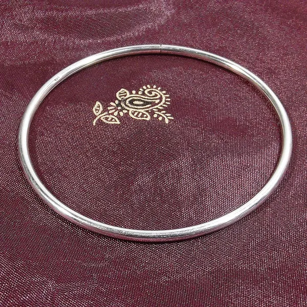 Bracciale liscio a cerchio in argento 925 - ANOJ UOMO o DONNA