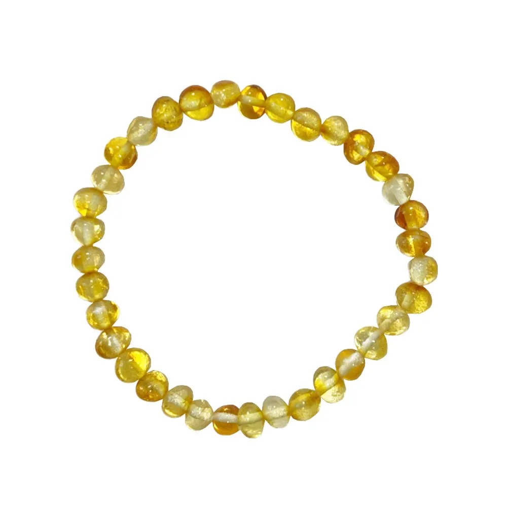 Bracciale in Ambra Gialla – Pietre pepite