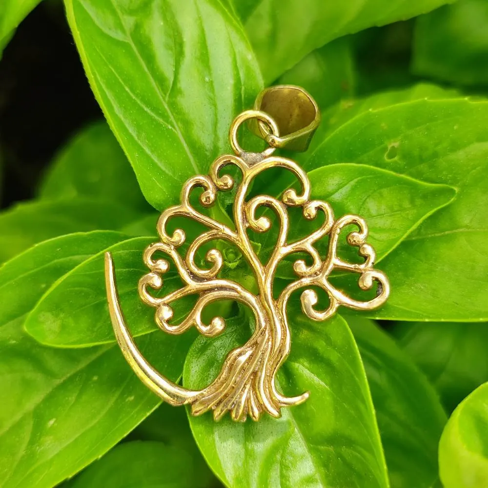 Ciondolo in ottone Albero della vita - SAGAR