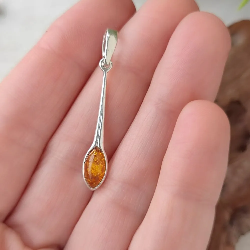 925 Silver Pendant with Stone - RAYPUR