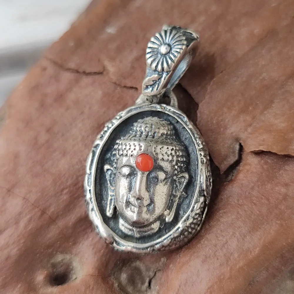925 Silver Pendant Buddha - KUNTRAD