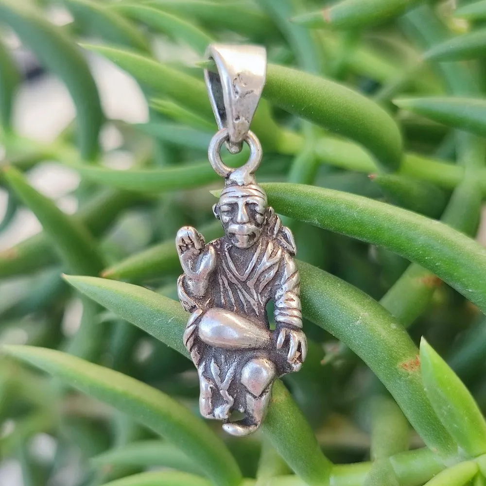 Om Sai Baba 925 silver pendant - CHIRIA
