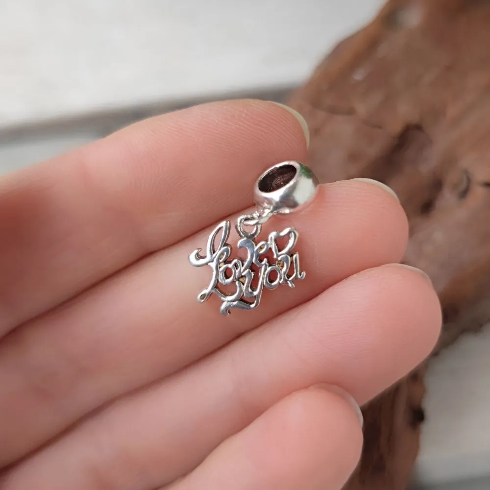 Handmade 925 Silver Pendant - LOVE LOVE LOVE