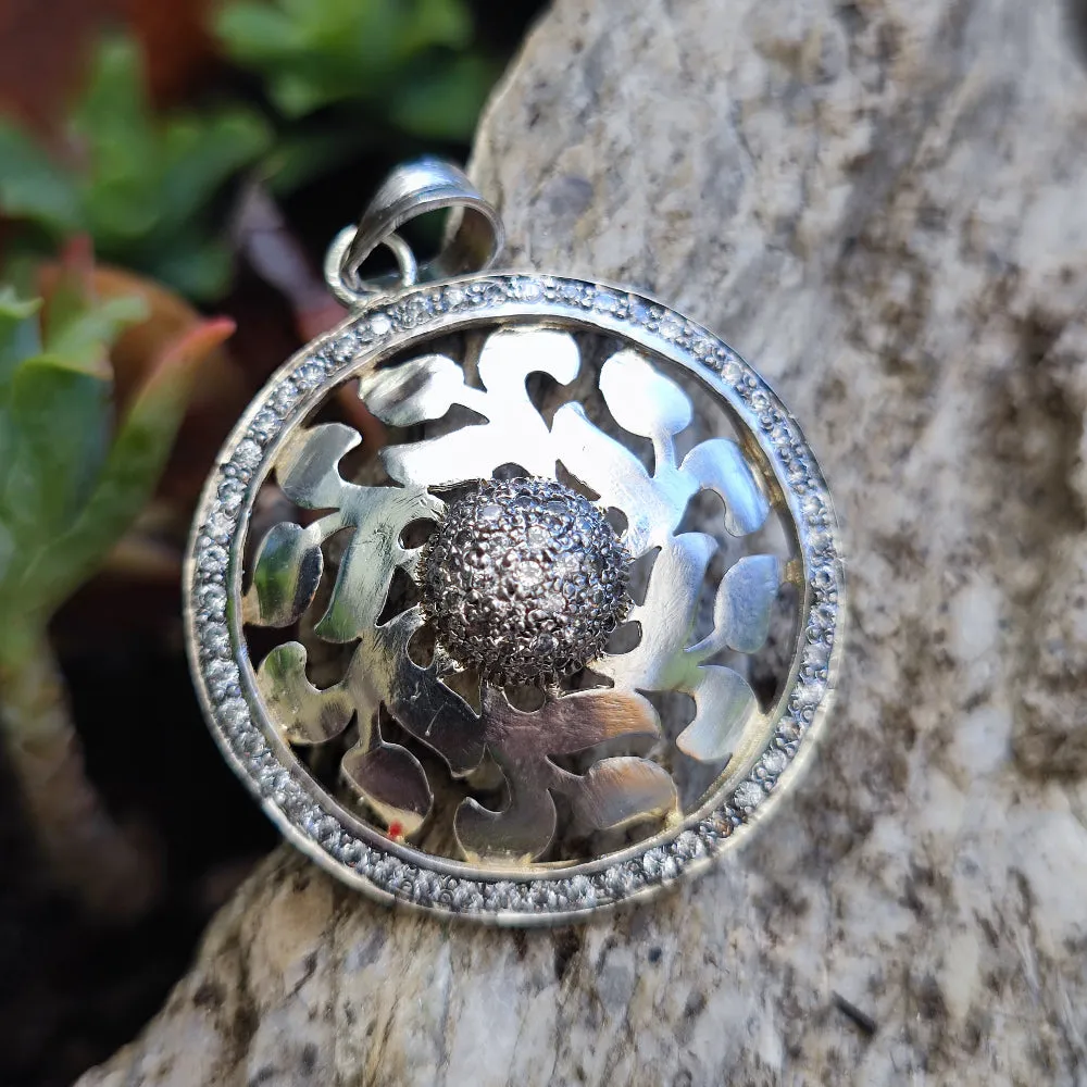 925 Silver Pendant with Zirconia - RAMPURWA