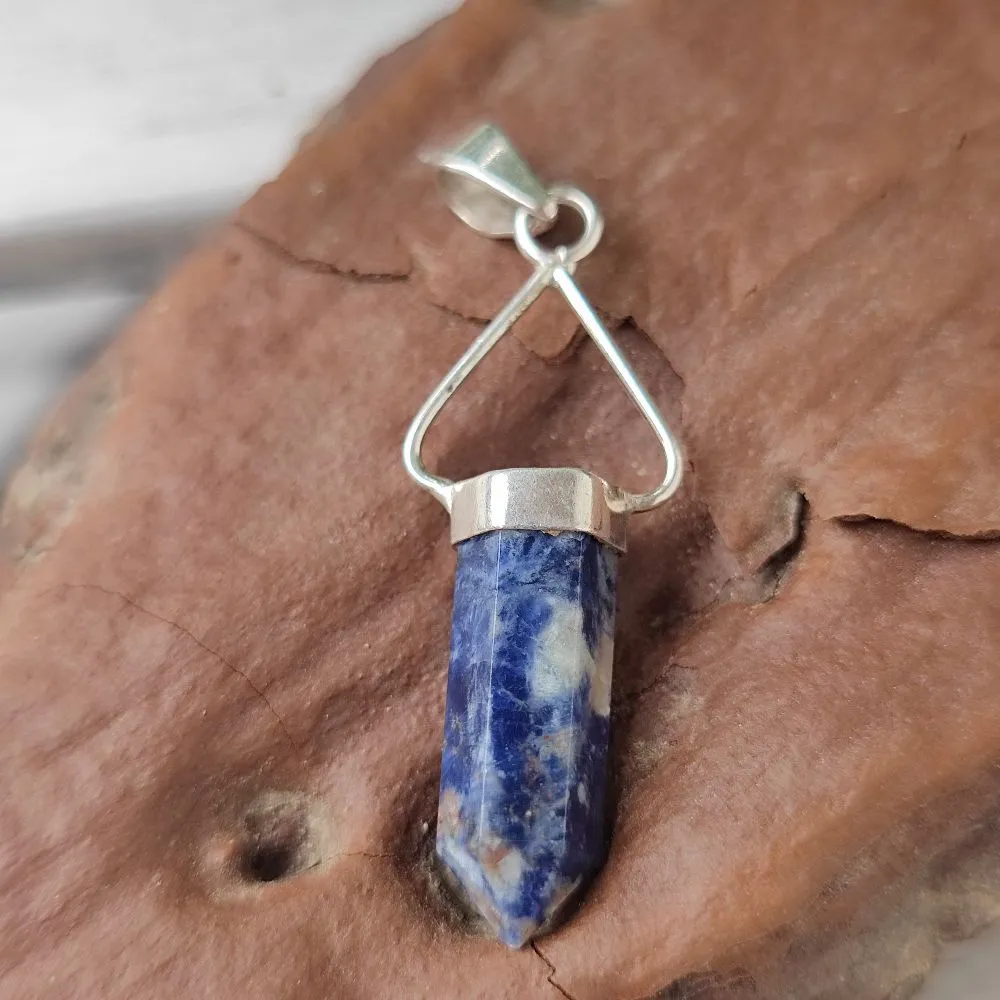 925 Silver Pendant with Stone - MOYNA