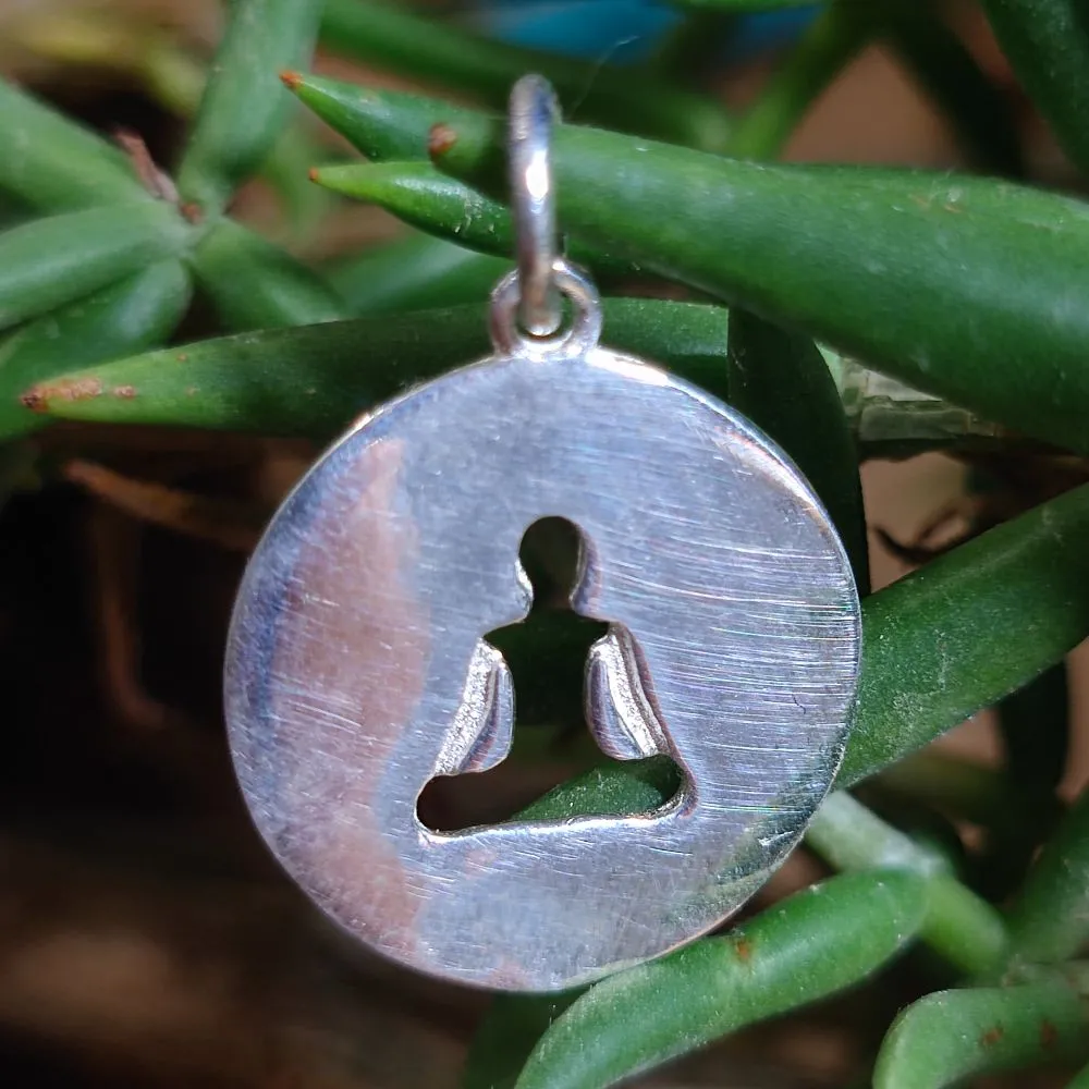 925 Silver Yoga Pendant - ASANA