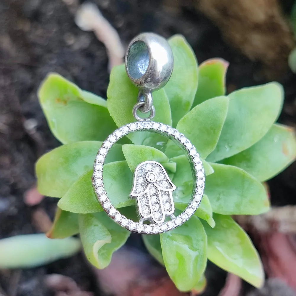 PANDORA pendant in 925 silver with hand of Fatima - ALANGAYAM
