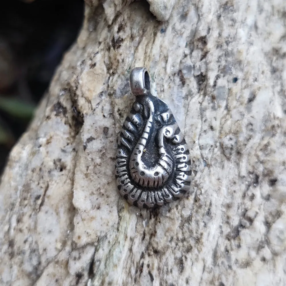 Antique Silver Peacock Pendant - RAMADIL
