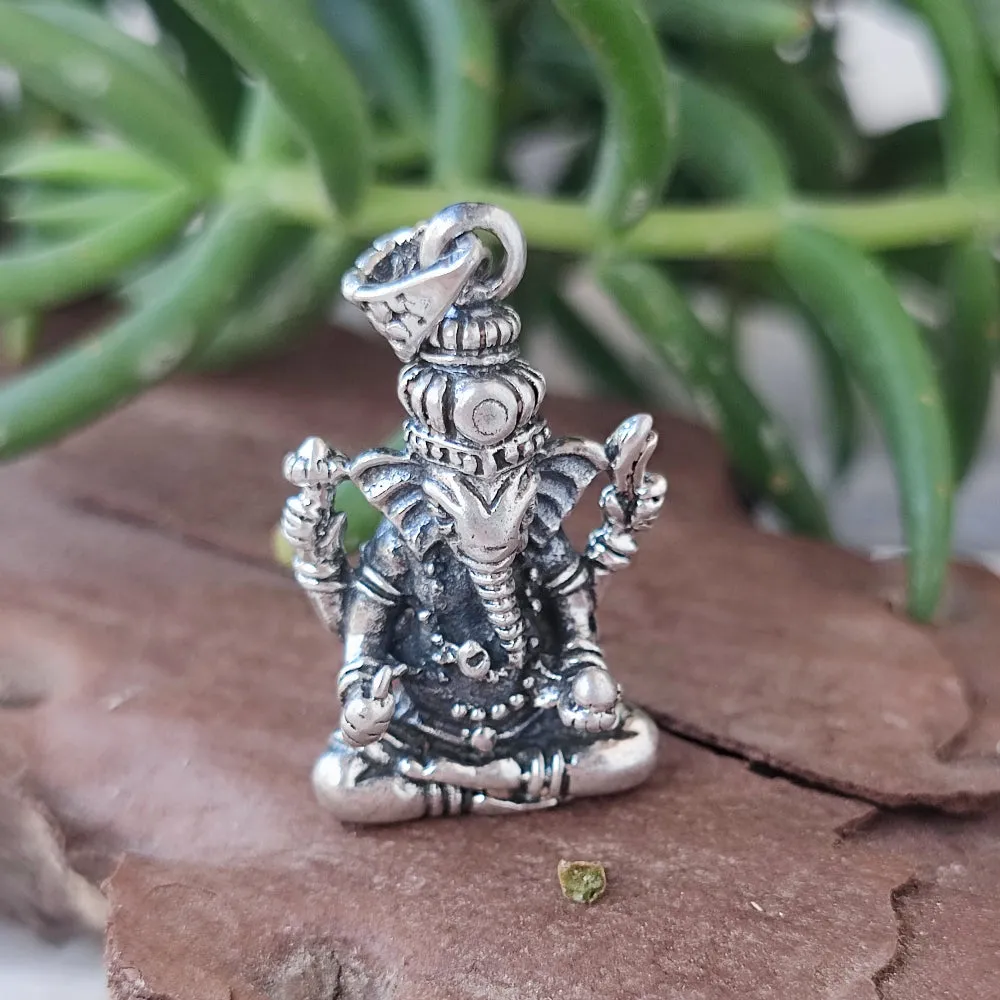 Ganesh Pendant in 925 Silver - TEKRA