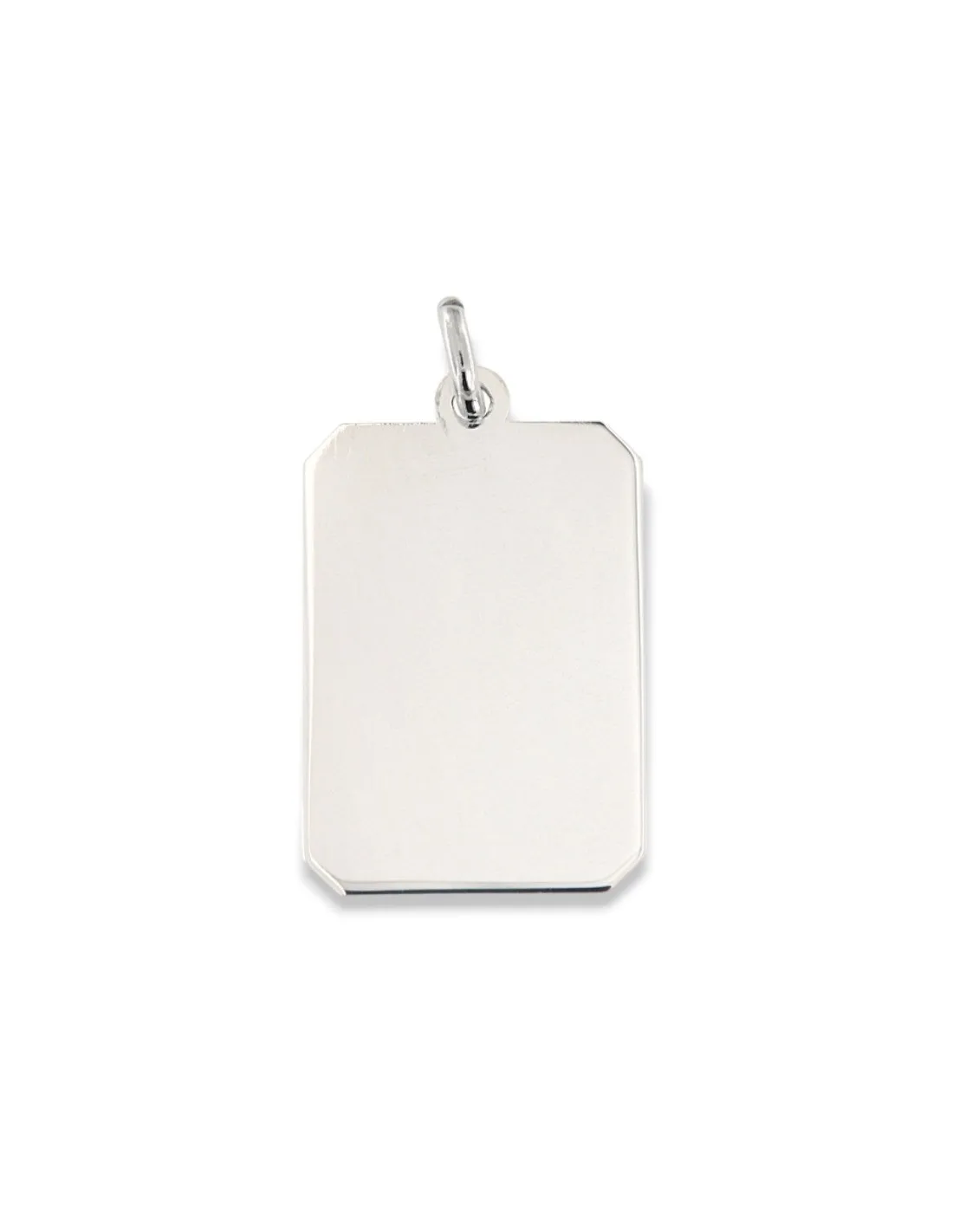 Ciondolo Argento Piastrina Personalizzabile