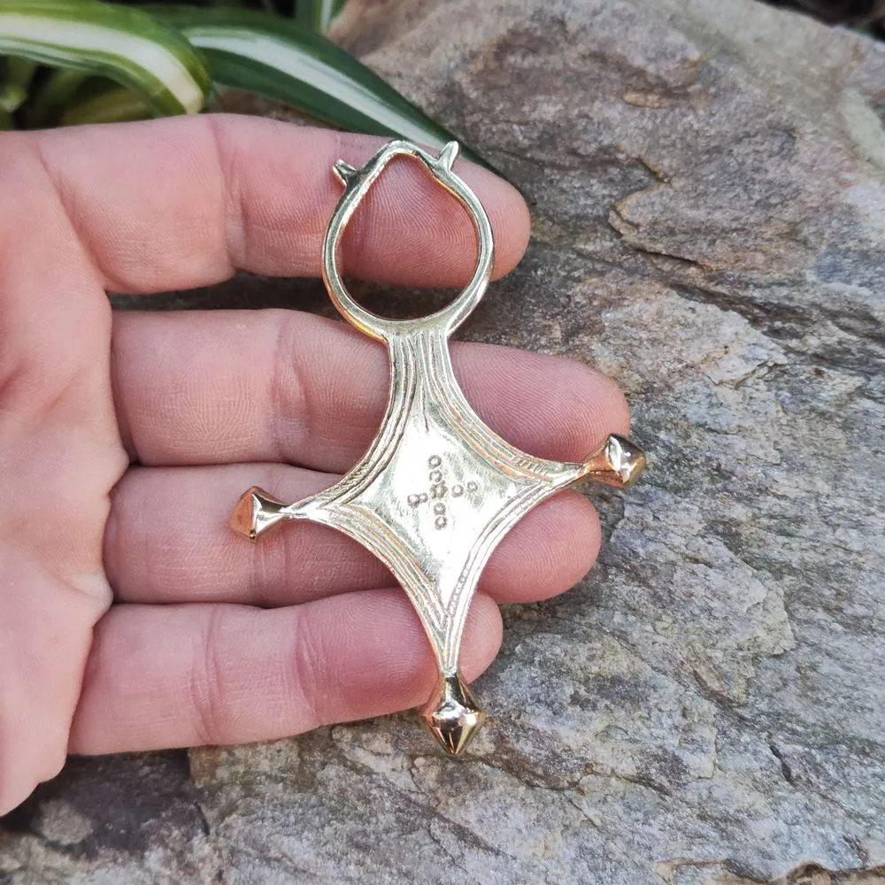 TUAREG Cross in Brass - AGADEZ