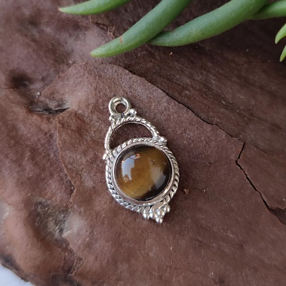 Ethnic pendant in 925 silver stone - DEOSAR