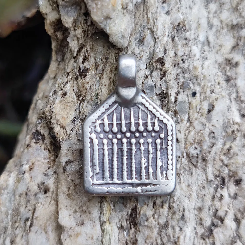 Antique Silver Pendant with Saptamatrika - ASTHA