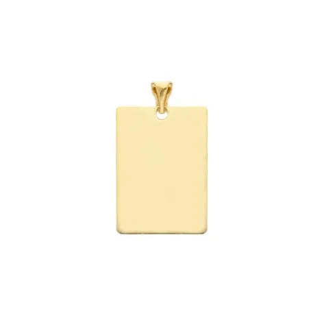 Ciondolo Medaglietta Lingotto Oro 18kt