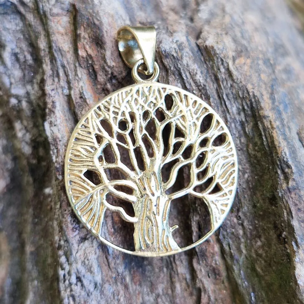 Ciondolo in ottone Albero della vita - PUNE